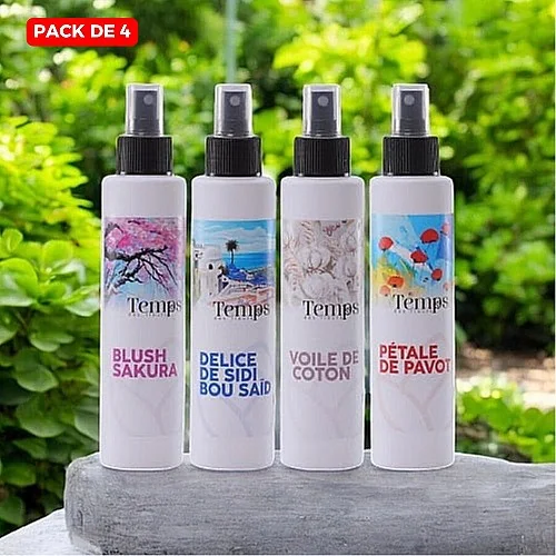 صورة Pack 4 Senteurs en Promo Parfums d'ambiance & de linge 1